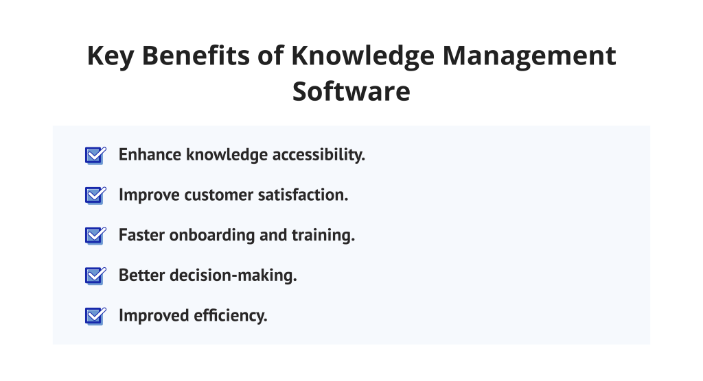 Key Benefits of Knowledge Management Software