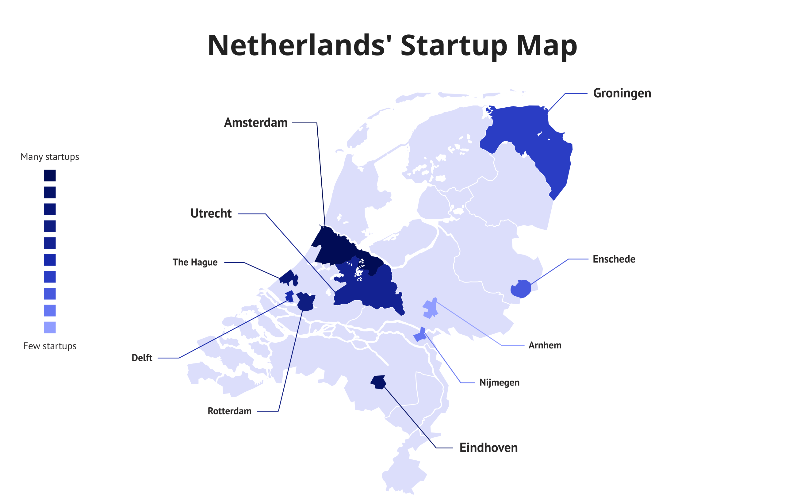  Netherlands' Startup Map