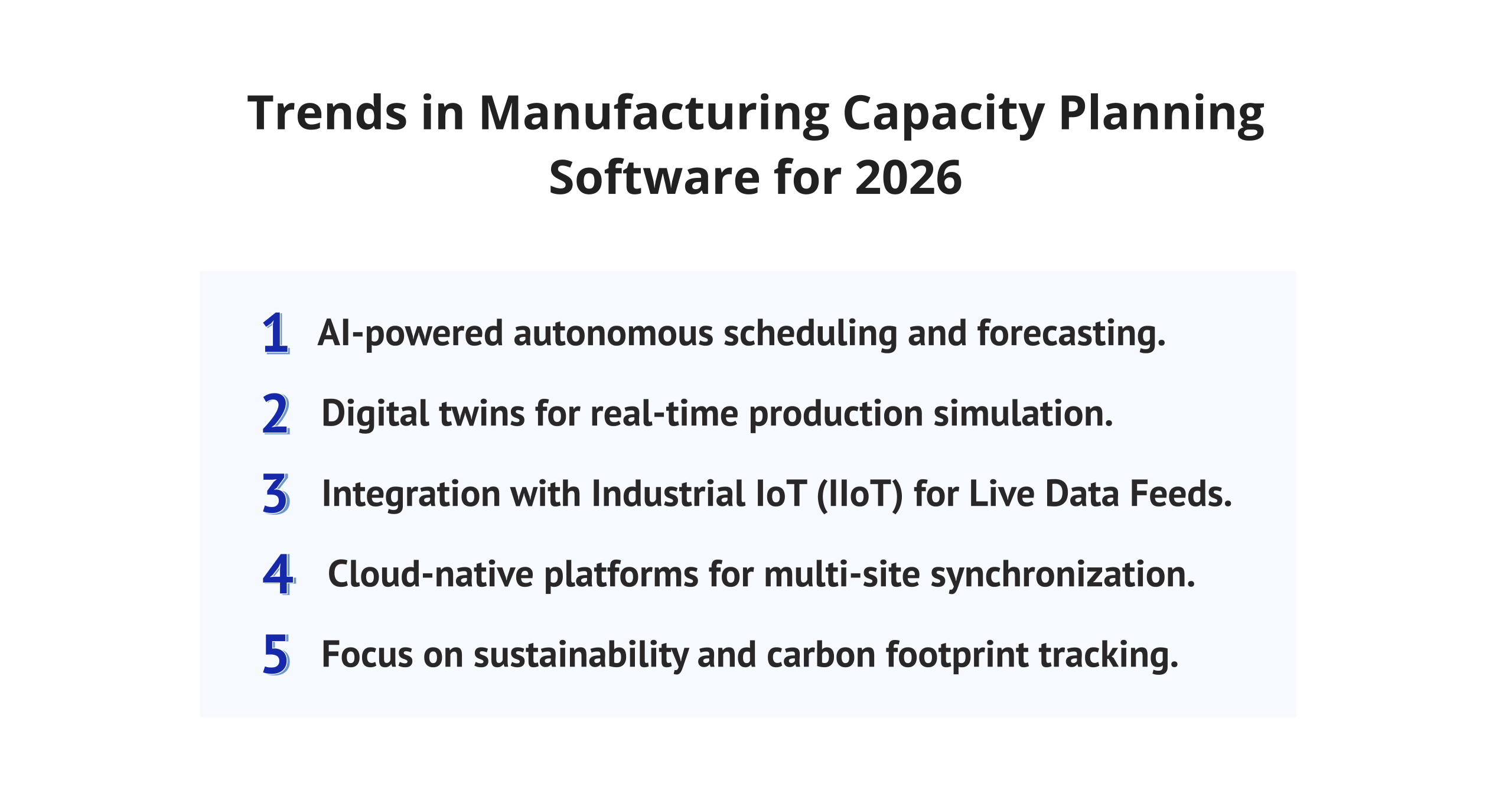 How to Choose a Manufacturing Capacity Planning Tool?