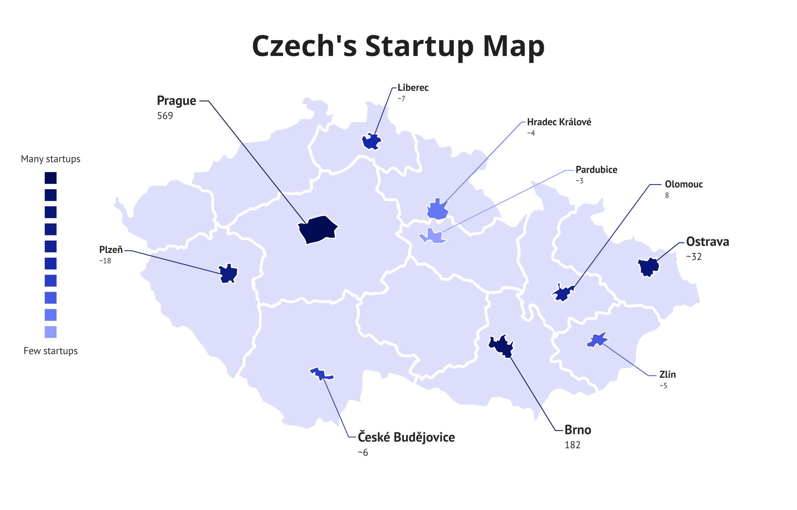 Czech's Startup Map